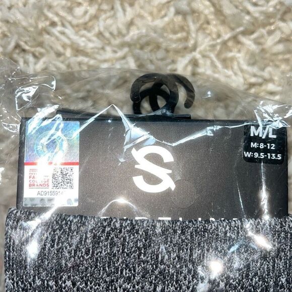 New Unisex Strideline White Clemson Tigers Premium Knit Crew Socks Three-Pack M/ - Picture 6 of 11